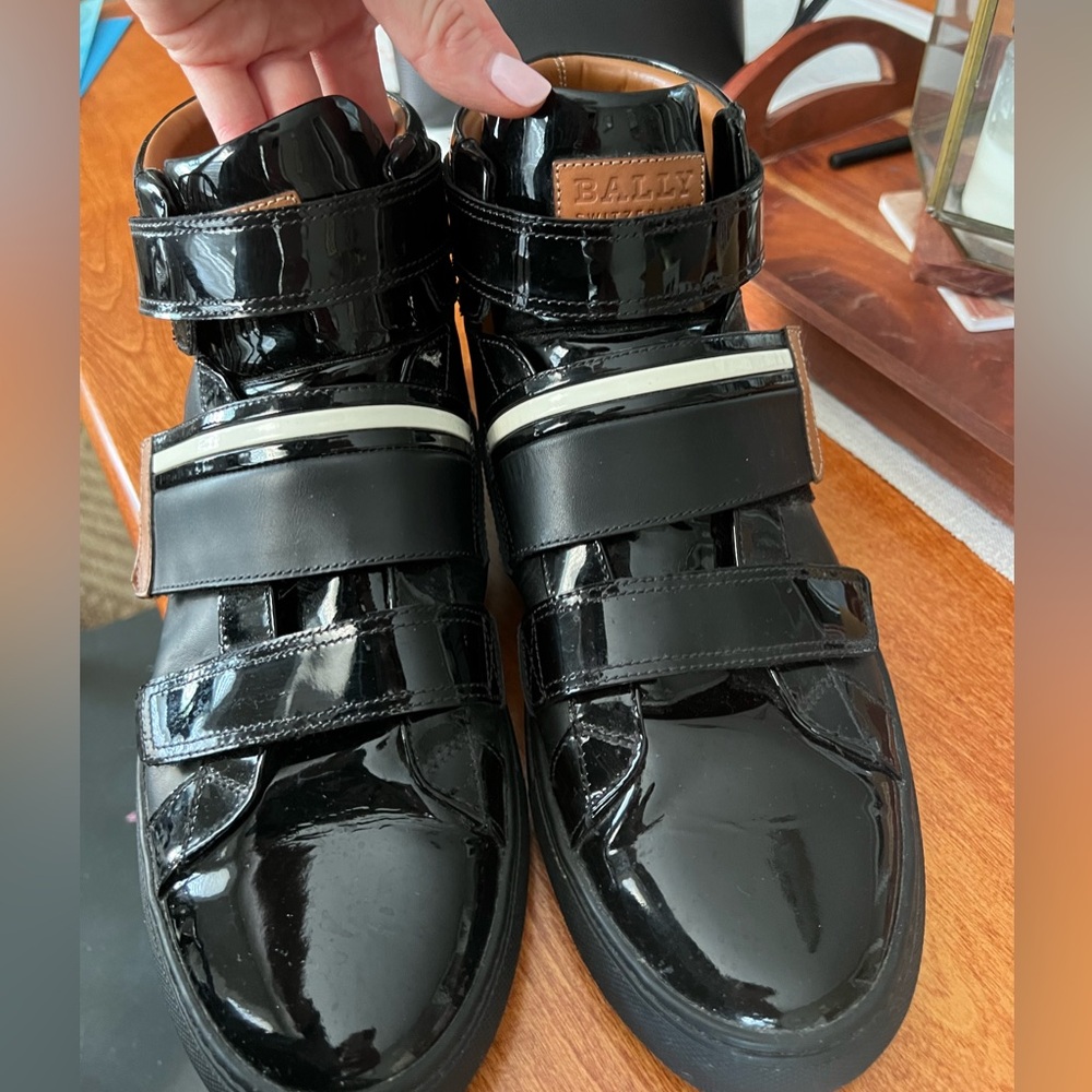 Bally Men’s size 10.5 Herick Leather High Top Sneakers